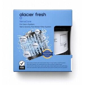 Glacier Fresh NanoCore Replacement Filter FZPC04-NF-3M PC04-NF-2.25G